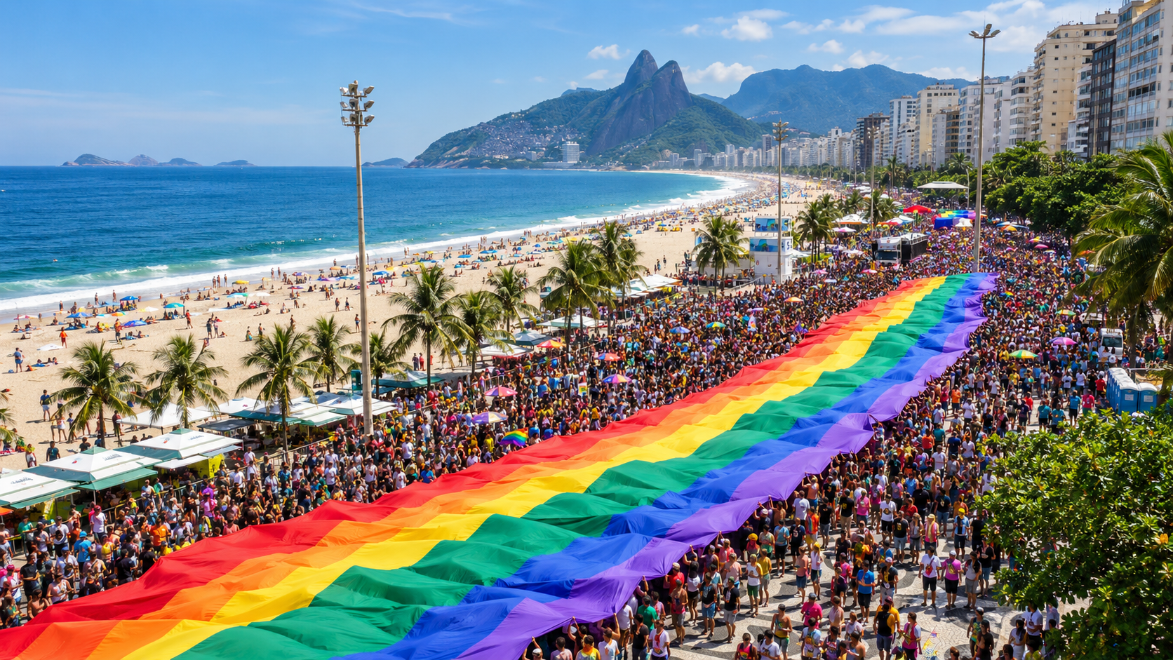 Parada LGBT em Copacabana